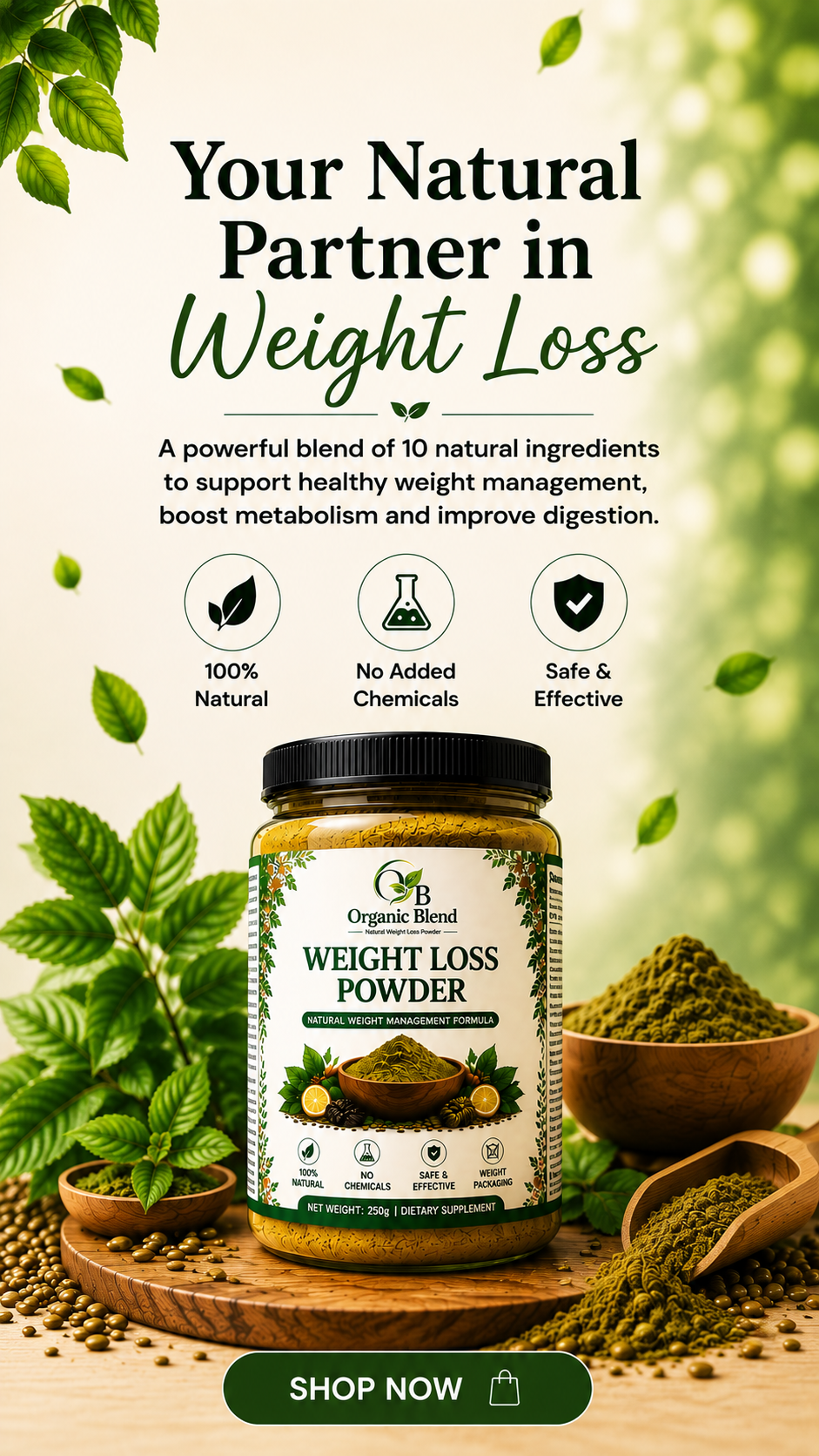 Organic Blend® Weight Loss Powder